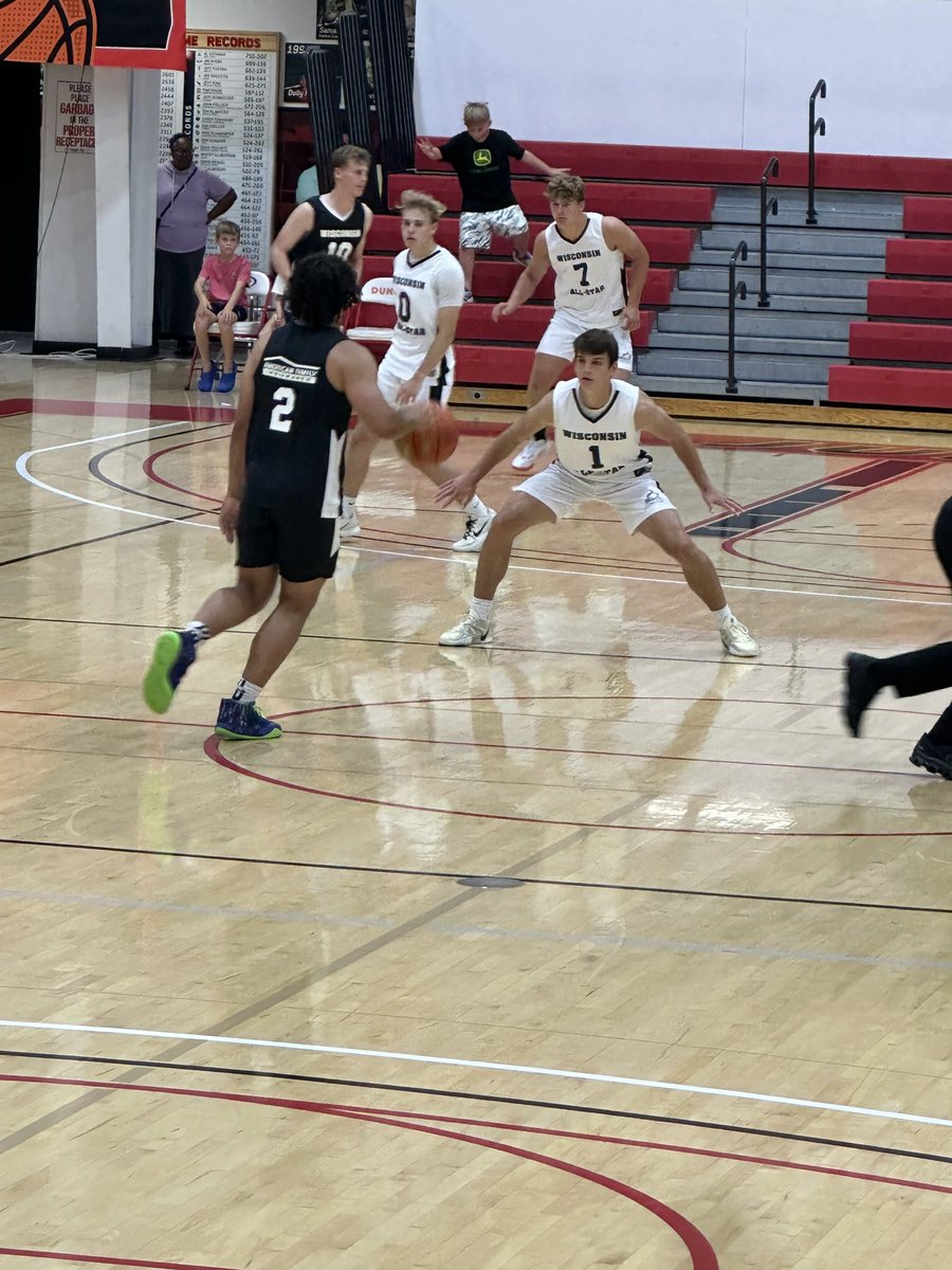 We are underway at the WBCA Division 1 AllStar Game in the Dells!

Asher Haas #1 is starting for his team. Proud of you ⁦<a href="/asherhaas5/">Asher Haas</a>⁩!