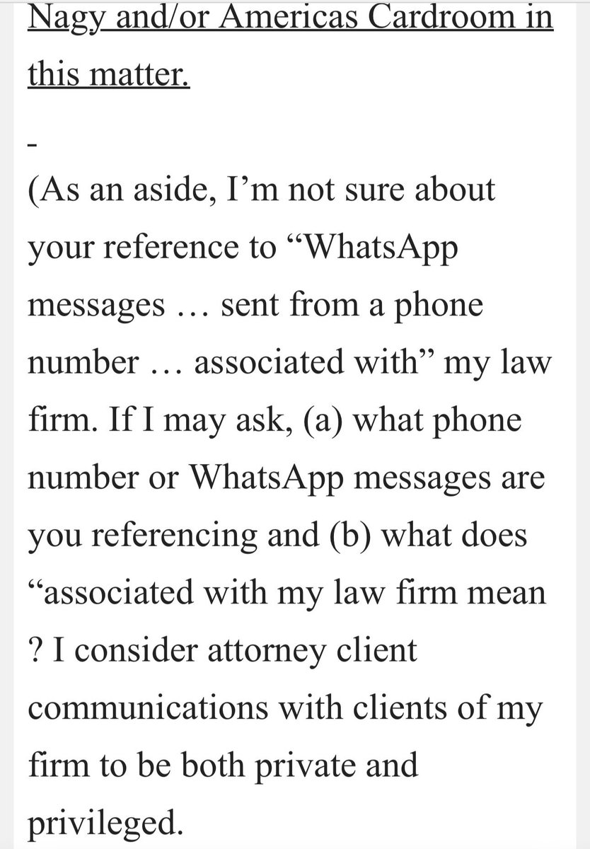 Scott Ball (@endgamescott) on Twitter photo .<a href="/ACR_POKER/">ACR Poker</a> <a href="/WPN_CEO/">Phillip Nagy</a> You have an attorney reach out to me requesting all communications go through him and he requests my council contact him. They do and he denies even sending me a message. Heres the “vanishing” WhatsApp followed by his response to my council. What’s the deal? .<a href="/ACR_POKER/">ACR Poker</a> <a href="/WPN_CEO/">Phillip Nagy</a> You have an attorney reach out to me requesting all communications go through him and he requests my council contact him. They do and he denies even sending me a message. Heres the “vanishing” WhatsApp followed by his response to my council. What’s the deal?