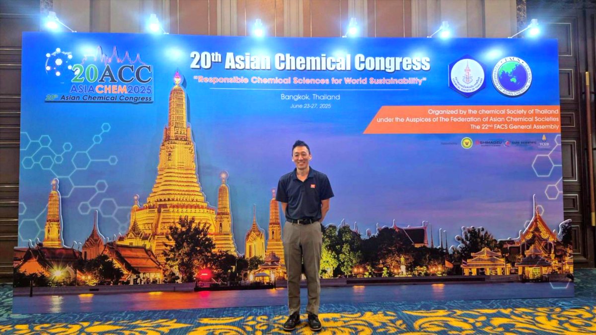 BioChromato's tweet image. 今週の営業部は世界へ！
まずはアジアより、20ACCとASIACHEM2025が開催されてるBangkok！