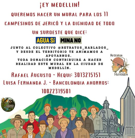 augustrepo's tweet photo. Siempre pintamos en honor a alguien o en apoyo a una causa; como reclamo o denuncia, pero mañana pintaremos como celebración de unos campesinos y una causa que venció con su resistencia pacífica a una poderosa multinacional y han salvado al suroeste de la dañina “glotona”
#sumen https://t.co/SC21Ds8iH3