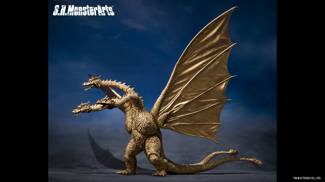 【未開封】SHモンスターアーツ　キングギドラ　酒井ゆうじ原型制作 S.H.MonsterArts(モンスターアーツ) キングギドラ ゴジラvs