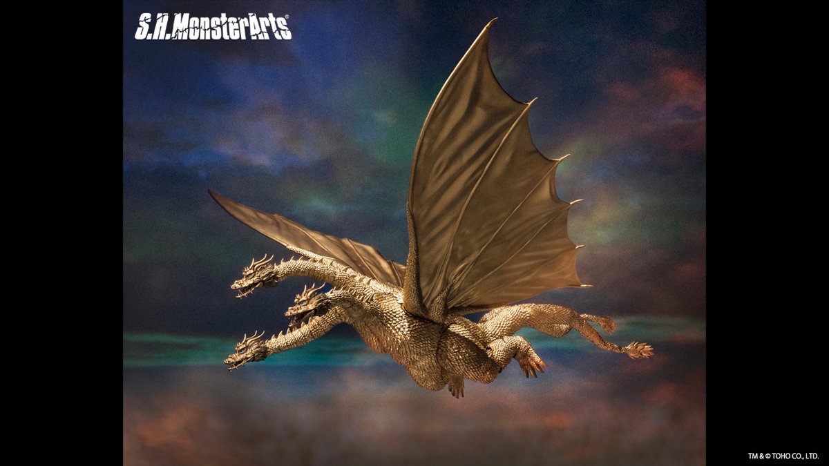 地球攻撃命令 ゴジラ対ガイガン』より 「S.H.MonsterArts キングギドラ