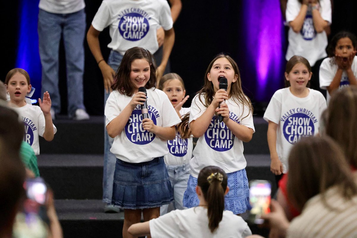 Summer is in full swing here at Valley Christian Schools!☀ We were thrilled to welcome students back on campus for our Disney-themed Show Choir Summer Camp! The week was packed with singing, choreography, and musical fun.