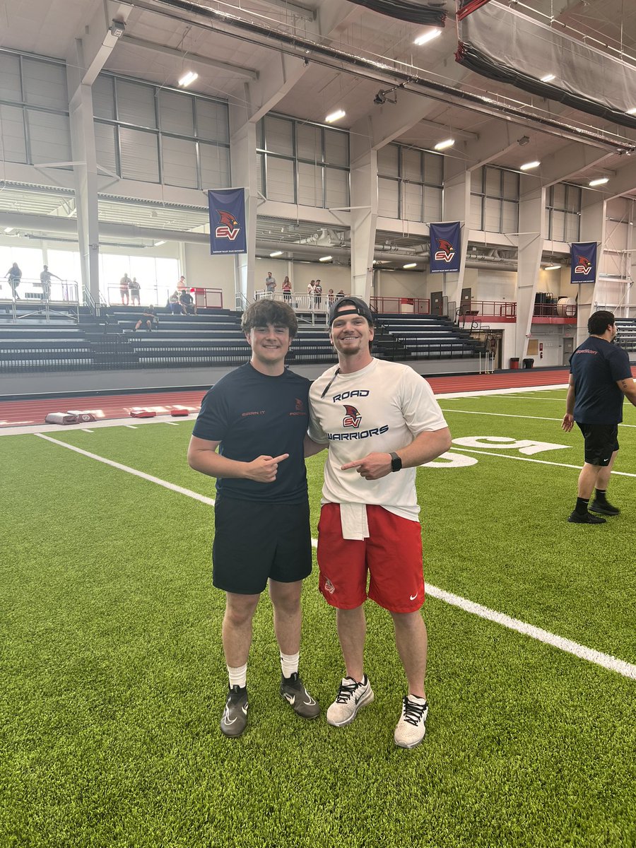 ryder_siefka's tweet photo. Exciting camp today at SVSU! Put in the work and learned lots, thanks to coaches @1mikepalko and @CoachBark4!  

@AlmaCoachCole @AlmaScotsFB @Coach_Straz @CoachArnoldJR @GVSU_FBRecruits @svsu_football @mikickacademy @MichFBFrenzy @michiganhsfca @CoachCouchAlma https://t.co/TYRgckLkTH