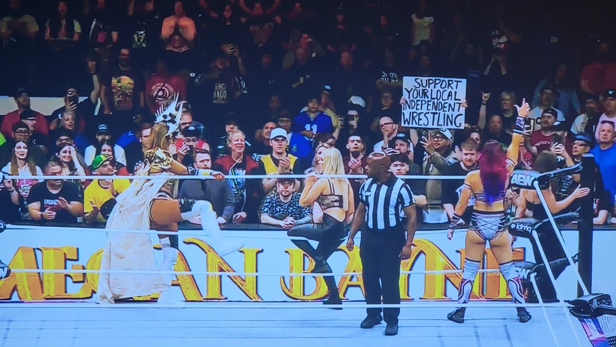 AEdub Guy (@emoney1937) on Twitter photo “Support Your Local Independent Wrestling” might be the coolest thing I’ve ever seen at a wrestling show.
I’ve never seen a crowd prouder of their local scene than Seattle.
Yeah… I kinda want to visit now.
<a href="/defyNW/">DEFY Wrestling</a> | #AEWCollision “Support Your Local Independent Wrestling” might be the coolest thing I’ve ever seen at a wrestling show.
I’ve never seen a crowd prouder of their local scene than Seattle.
Yeah… I kinda want to visit now.
<a href="/defyNW/">DEFY Wrestling</a> | #AEWCollision