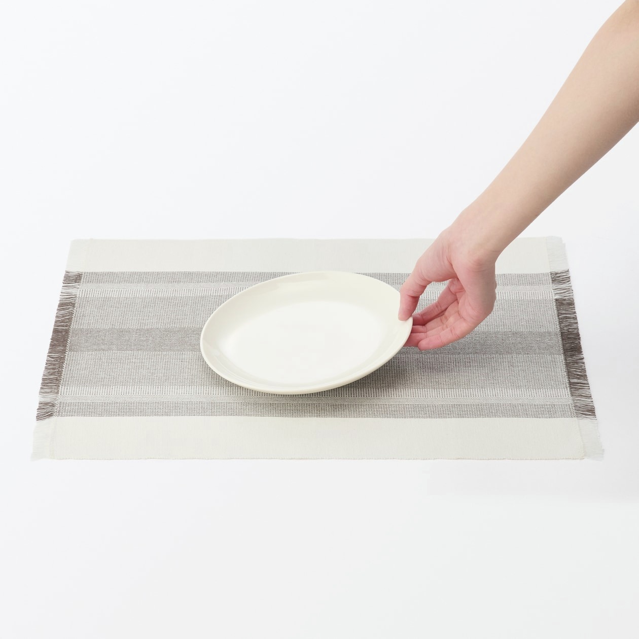 【無印良品】ランチョンマット 5枚セット (未使用) MUJI (無印良品) - 無印良品 キッチン ランチョンマット 4枚
