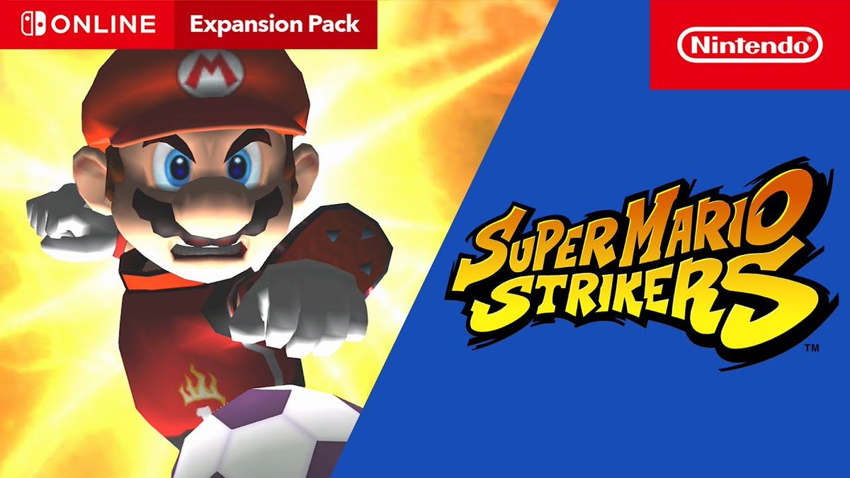 Wario64's tweet photo. Super Mario Strikers – Nintendo GameCube (Switch 2) coming to Switch Online Expansion Pack on July 3 https://t.co/xd8PylrGxT https://t.co/Z0u8gFB32x