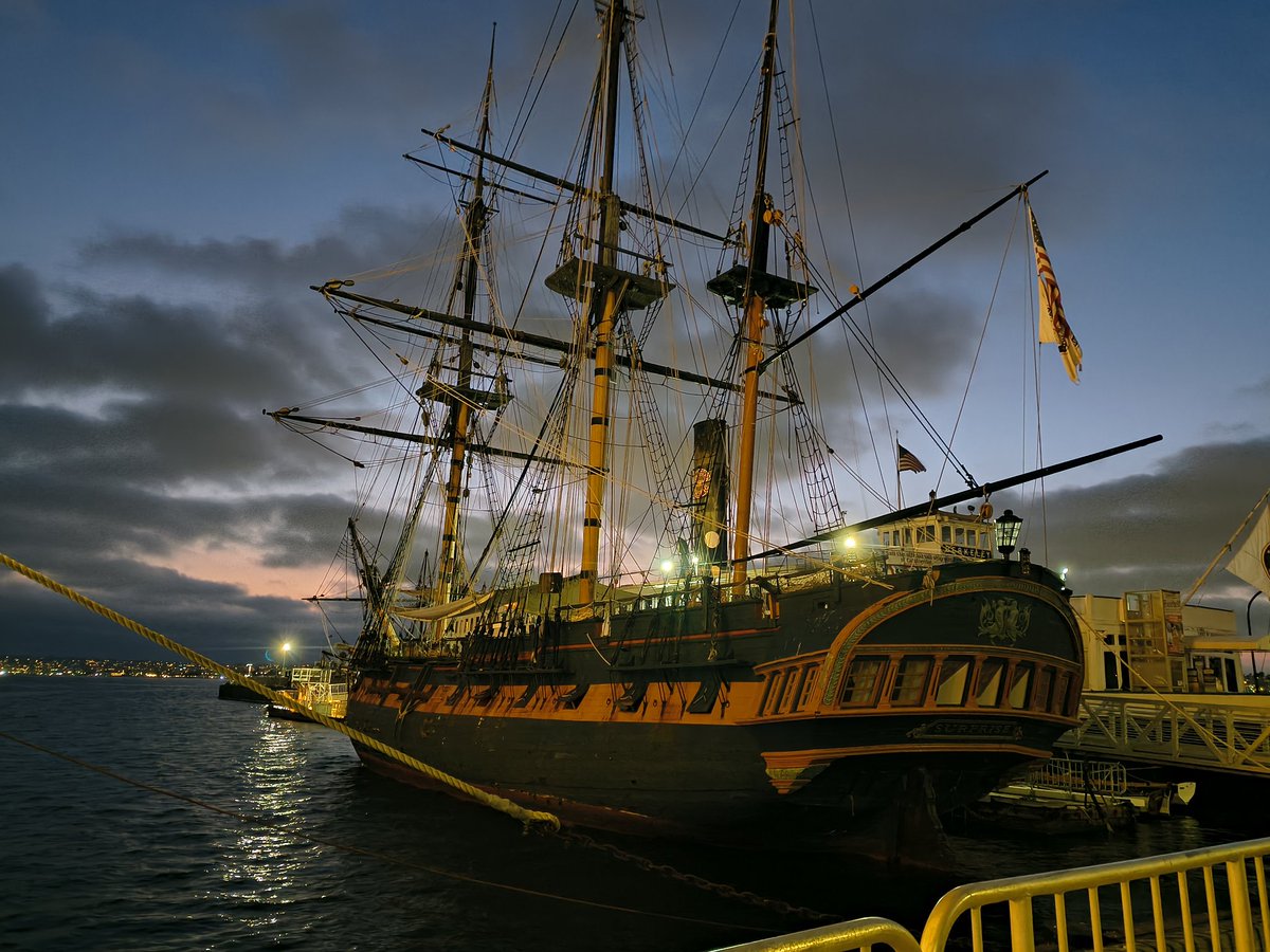 1869 Star of India, on my evening walk in San Diego California.