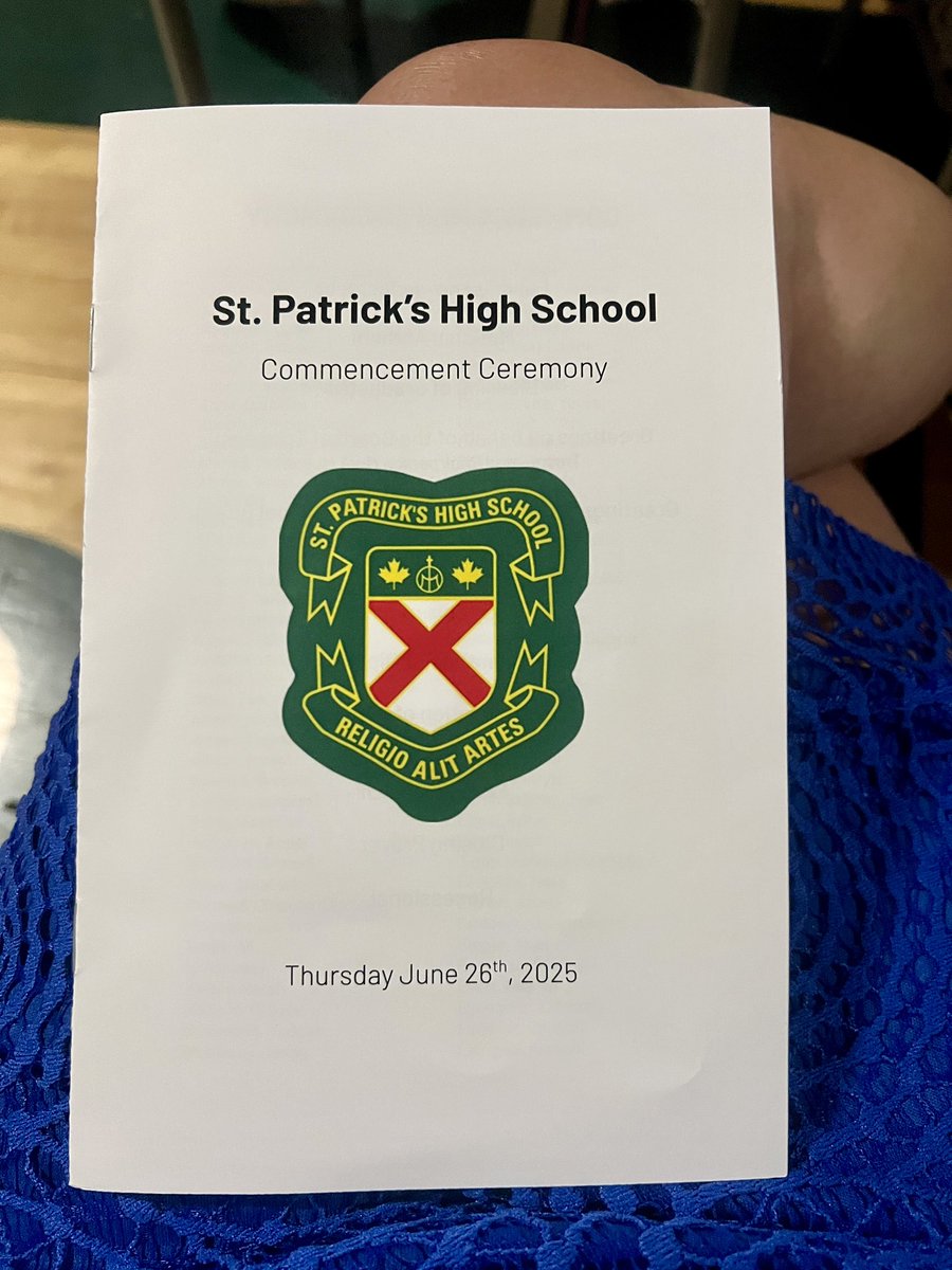 Chantal Ulicny, OCT (@chantalulicny) on Twitter photo Today marked the end of an era — our final event as parents of @OttCathSB students! 🎓💚 The commencement at St. Pat’s was beautiful and so well organized. Thank you for 19 wonderful years of Catholic education, community, and growth! <a href="/StPatricksOCSB/">St. Patrick's High School</a> Today marked the end of an era — our final event as parents of @OttCathSB students! 🎓💚 The commencement at St. Pat’s was beautiful and so well organized. Thank you for 19 wonderful years of Catholic education, community, and growth! <a href="/StPatricksOCSB/">St. Patrick's High School</a>