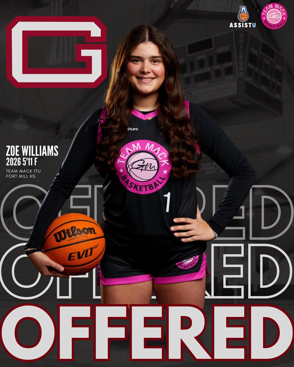 Excited to receive my first offer from Guilford College!