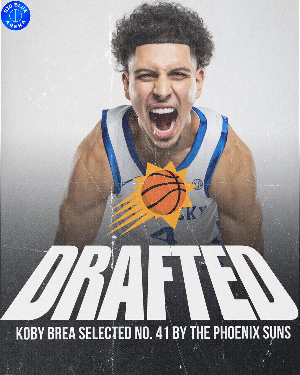kamdynbbn's tweet image. Phoenix Suns are drafting Koby Brea at No. 41 🔥
The Kentucky sharpshooter cashed 44% of his threes last year 🎯