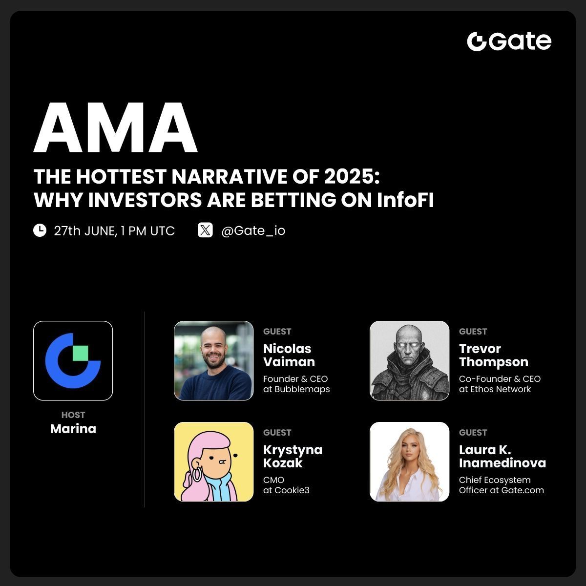 Could InfoFi be the next big thing after AI and RWA? Momentum is certainly strong.

Join us today at 1PM UTC with top minds from @Bubblemaps, <a href="/cookiedotfun/">Cookie DAO 🍪</a> &amp; <a href="/ethos_network/">Ethos</a> to peek behind the InfoFi curtain 👀 

Special guests featuring:
- <a href="/Nickybubbly/">Nick</a>
- <a href="/KrysiaKozak/">Krystyna 🍪 (cookie)</a>
- <a href="/serpinxbt/">Serpin Taxt</a>