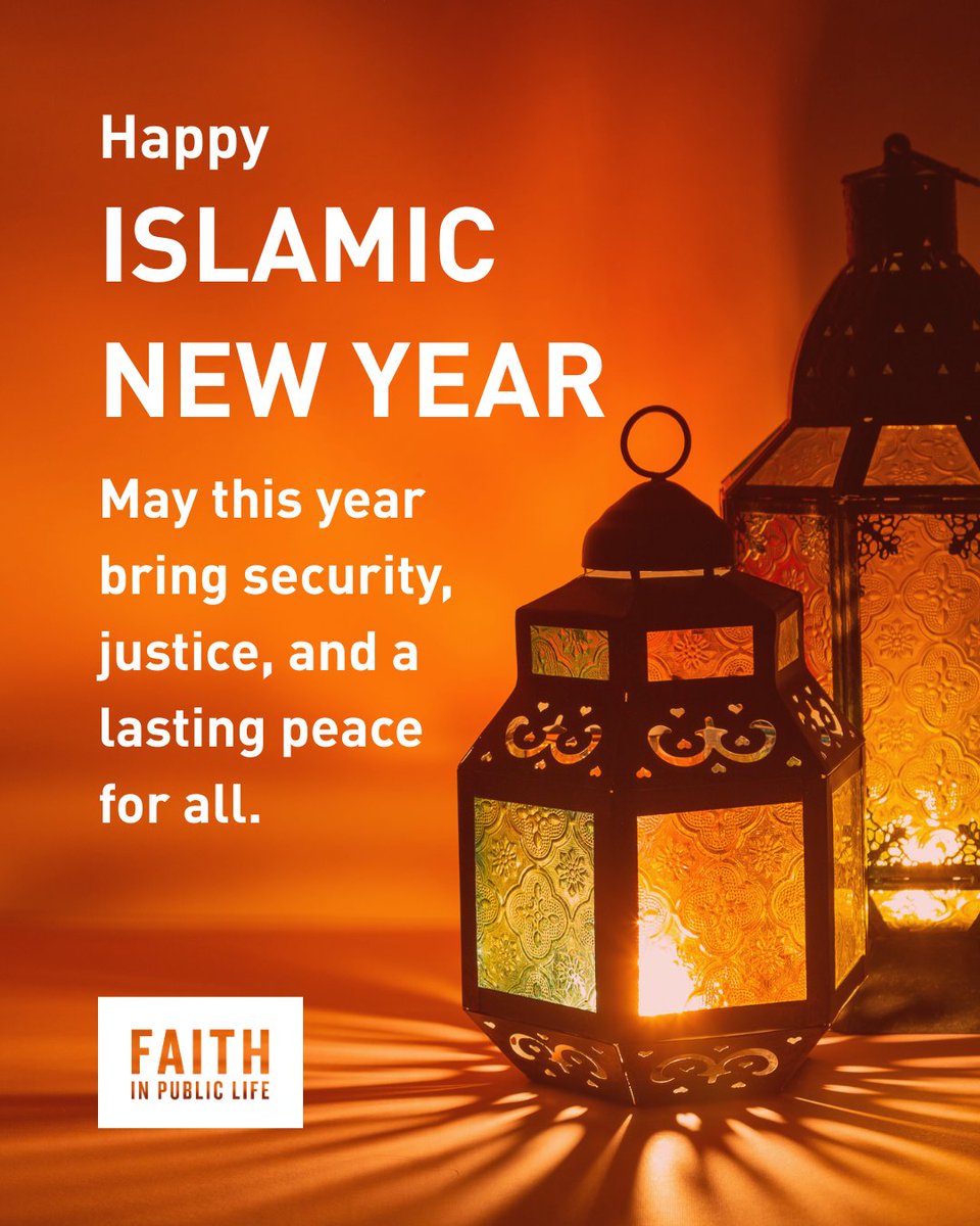 May this day bring joy and renewed hope to those celebrating. May the year ahead bring security, justice, and a lasting peace for all. Wishing you a blessed Islamic New Year.

#IslamicNewYear #1stMuharram #MuharramMubarak
