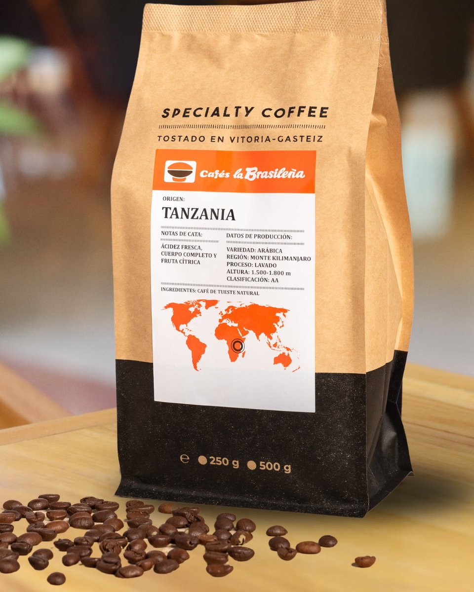 Directo desde las tierras altas de África llega nuestro Café Tanzania – Edición Limitada:
100% Arábica
Notas de cata: acidez fresca, cuerpo completo y fruta cítrica

Una experiencia única para los verdaderos amantes del café.

cafeslabrasilena.es/producto/cafe-…
