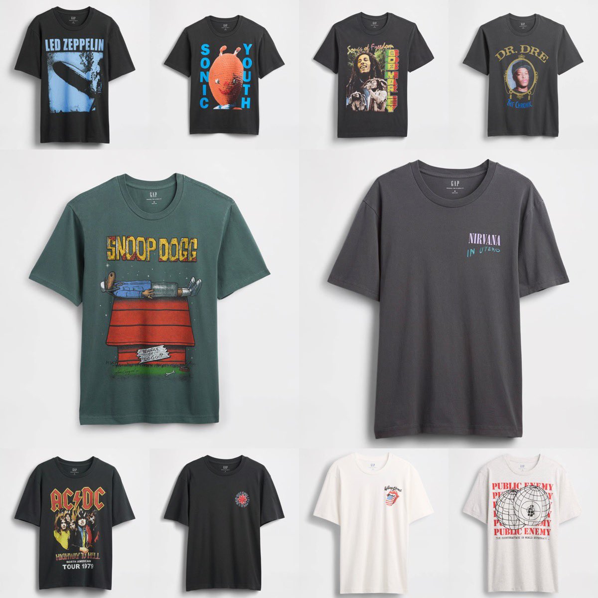 GAP『Vintage Music Tees』の新作が国内7月1日（火）より発売