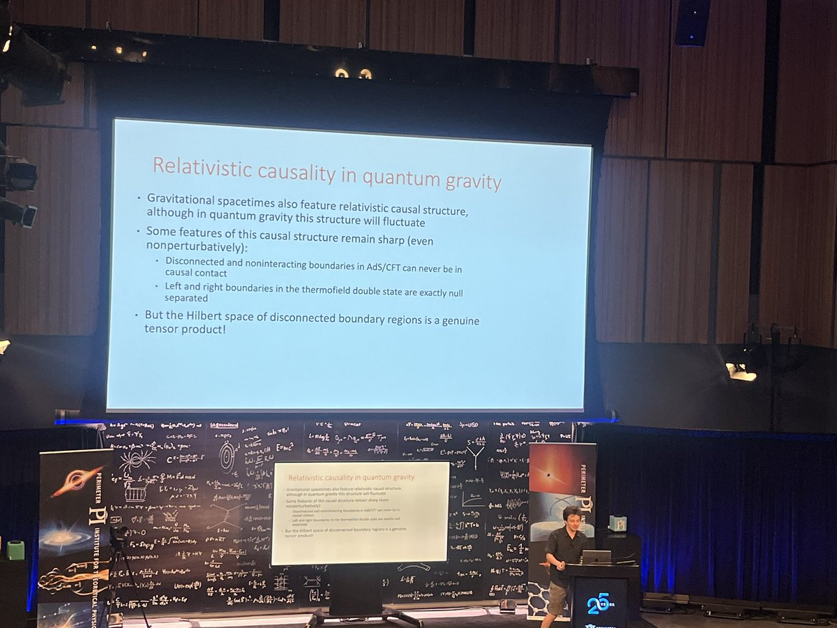 MMylova's tweet image. Have been attending the QIQG (Quantum Information and Quantum Gravity) conference at Perimeter Institute this week. It’s great to catch up with collaborators and watch some very interesting talks! Gentle reminder: we don’t live in a universe with a positive cosmological constant