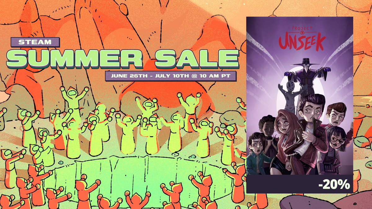 Steam Summer Sale is here! It's your chance to get Project UNSEEK for 20% off! bit.ly/unseeksteam