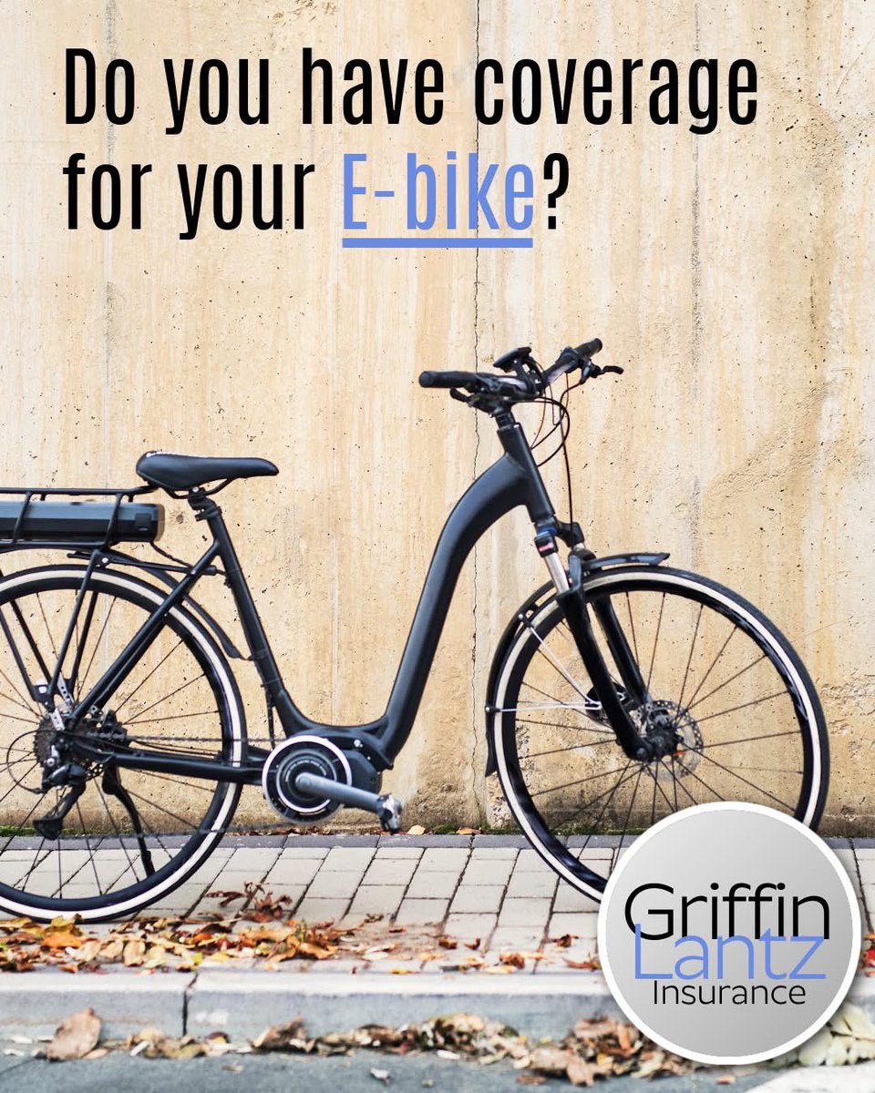 Do Home or Renters Insurance Cover E-Bikes? Don’t Assume They Do.

🚲💡 Read This Before You Ride.

We break it all down in our latest blog — and explain what you can do to protect your investment. ⚡

👉 Read more: griffinlantzinsurance.com/do-you-have-co…
#ebikeinsurance #electricbike