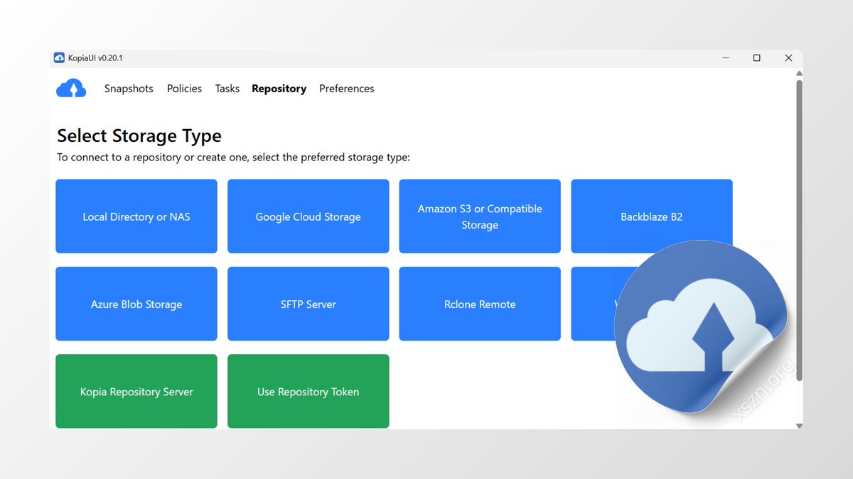 xszn_org's tweet image. Kopia

快速、安全的开源备份/恢复工具，支持创建数据的加密快照，并将快照保存到已选择的远程或云存储、网络附加存储或服务器，或本地计算机上。

kopia.io

#效率 #工作 #开源软件