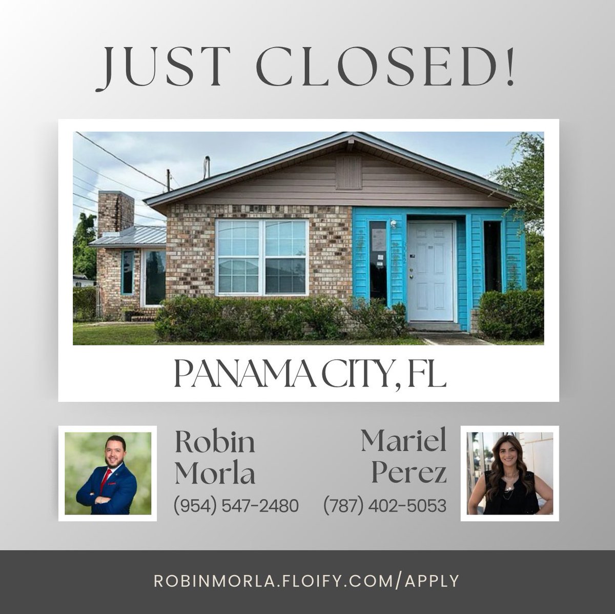 RobinMorla's tweet image. 🎉 Closing Day in Panama City, FL! 🏡🌴

Another one in the books!

Here’s to new beginnings and many happy memories ahead to our clients in their new home! 🥂✨

#Clear2Close #PanamaCityClosing #TeamWorkMakesTheDreamWork #HomeSweetHome #MortgageBrokerLife #FloridaHomes