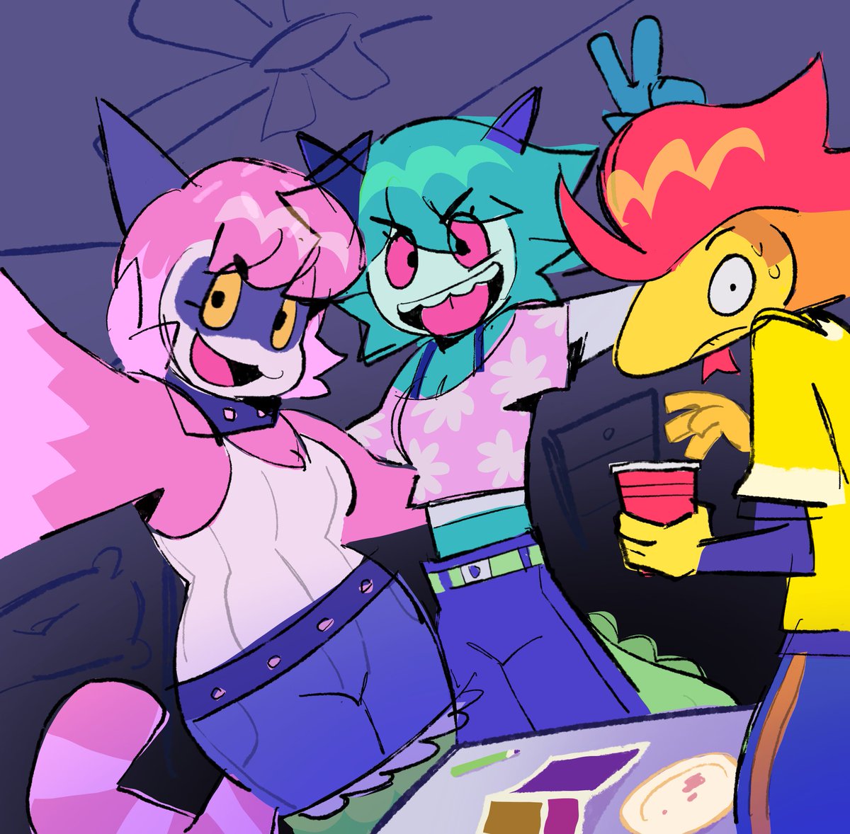 three person party
#ocart