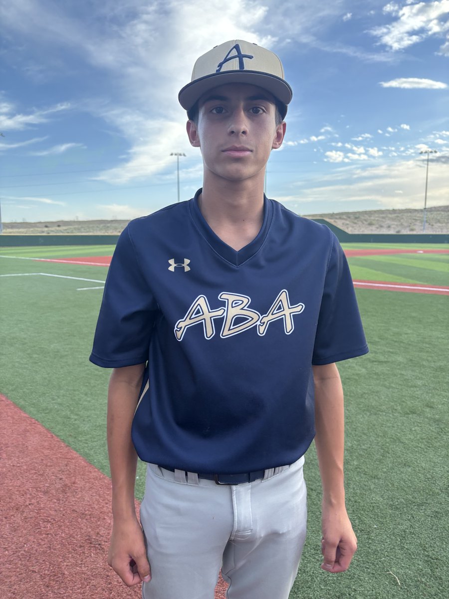 FiveToolNM's tweet photo. F: @AbqBaseballAcad 2028 Gold 9, 7one9 Baseball 15U 0
PoG: Cesar Montoya 4IP, 4H, 5K, 0 ER
Hitter: Luke Jaramillo 2-3, 3B, 3 RBI https://t.co/TWW7bllbsy
