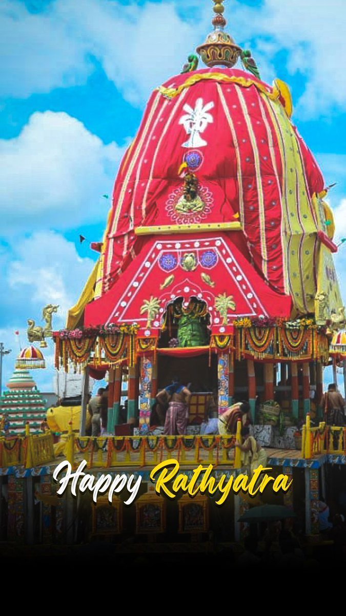 जबहमारे साथ हैं जग के नाथ 
फिर डरने की क्या है बात 🙏
जय जगन्नाथ 🙏❤️
#RathaJatra2025