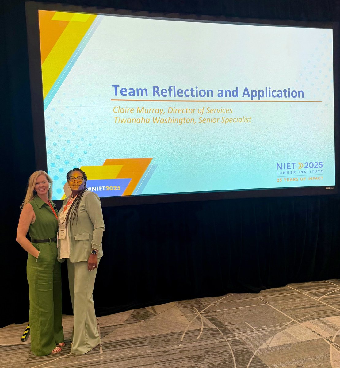 Claire Murray (@clairesmurray) on Twitter photo .<a href="/NIETteach/">National Institute for Excellence in Teaching</a> 2025 NSI is a wrap! Bringing Excellence in Education across the nation with <a href="/TanjelaSims/">Tanjela Sims</a> <a href="/amyygayle/">Amy Y. Gayle</a> <a href="/AndreaDivine1/">Andrea Divine</a> <a href="/tiwanaha1/">Tiwanaha</a> <a href="/NIETPattiCruz/">Patti Cruz</a> and Angela Davis! #niet2025 .<a href="/NIETteach/">National Institute for Excellence in Teaching</a> 2025 NSI is a wrap! Bringing Excellence in Education across the nation with <a href="/TanjelaSims/">Tanjela Sims</a> <a href="/amyygayle/">Amy Y. Gayle</a> <a href="/AndreaDivine1/">Andrea Divine</a> <a href="/tiwanaha1/">Tiwanaha</a> <a href="/NIETPattiCruz/">Patti Cruz</a> and Angela Davis! #niet2025