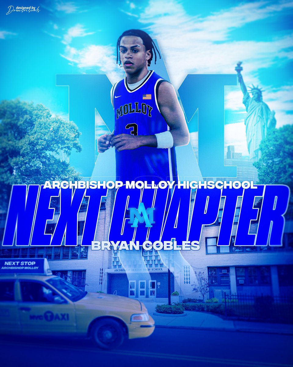 “Go shock the world kid”
Blessed to announce that for the next 4 years, I’ll be attending Archbishop Molloy High School. Thank you to all the coaching staff for believing in my talent. Can’t wait to put on a show for these people with the best of my ability. Go Stanners!!💙🤍