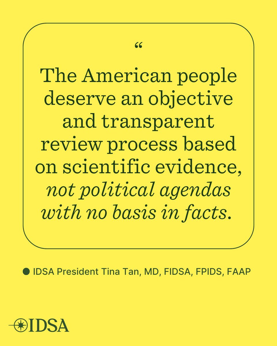 This week’s meeting of the Advisory Committee on Immunization Practices, or ACIP, was politicized, chaotic and not transparent.

Our statement: bit.ly/3ZPB0jO