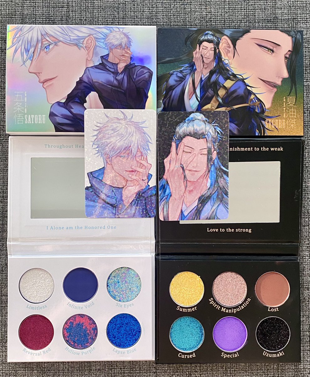 The makeup palette i made for them finally made it here!! 😭💖💖💖