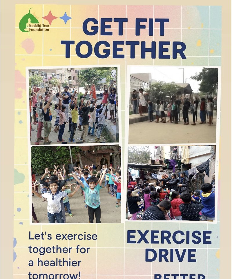 ngobtf's tweet photo. Laughter, movement &amp; sunshine! ☀️
The BTF Exercise Drive brought joy, energy &amp; fun to all. Just 20–30 mins of playful movement boosts kids’ mood, strength &amp; focus! 💪🌿
Let’s grow stronger together! 🌼
#BoddhiTreeFoundation #FitAndStrong #KidsInAction #MoveWithJoy https://t.co/Lk9GfXjHdG