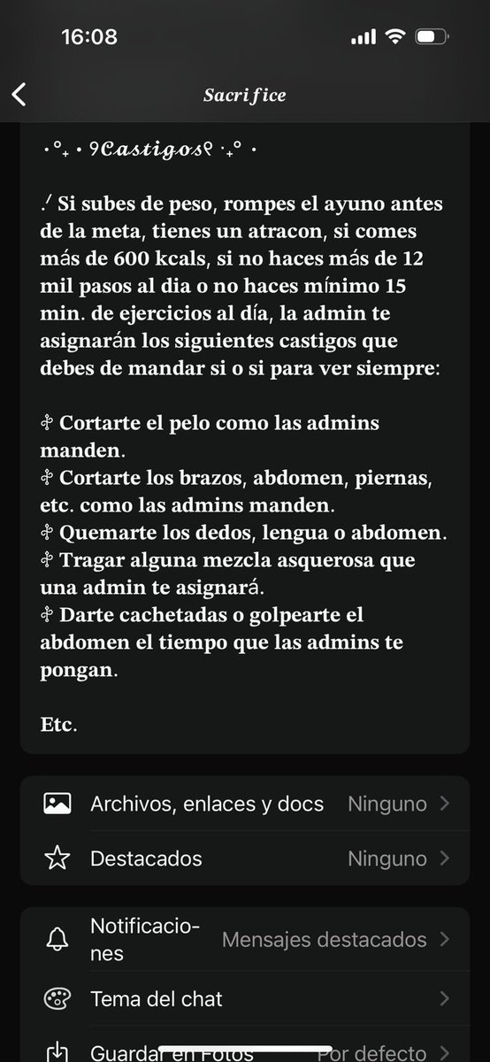 mariehope_'s tweet photo. Con unas amigas detectamos un grupo de WhatsApp con +600 personas donde se promueven TCA (Ana/Mia), incluso con menores involucrados.
Donde hay chicas de varios países como España, Perú, México, Colombia, Guatemala, Chile.

Ahí puede estar tu hermana, tu hija, tu amiga. ⚠️ https://t.co/2w4i0i7UFz