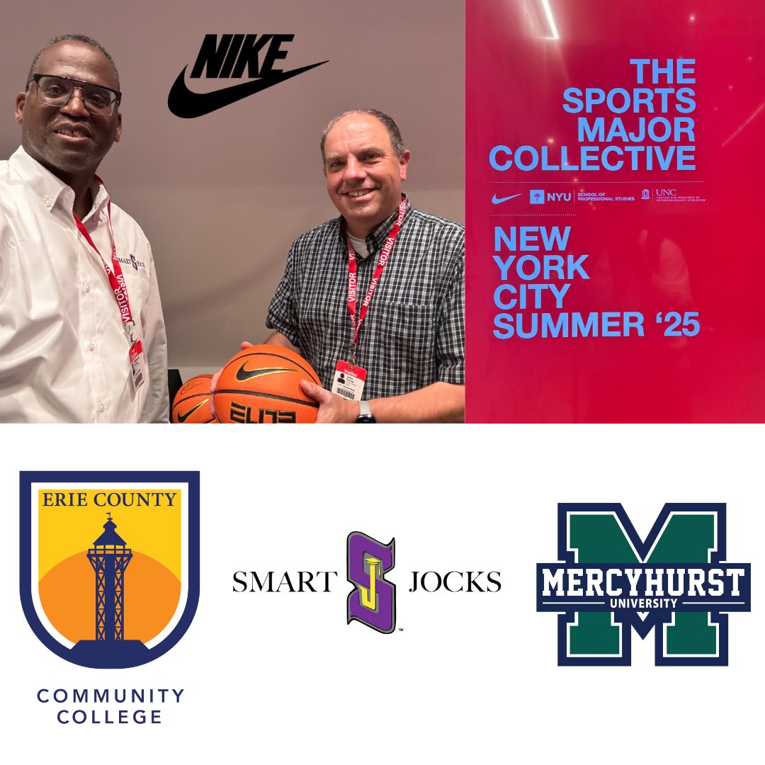 Dr. John Parente, Assoc. Prof. of Sport Management at Mercyhurst Univ., and I represented Erie, PA at the Sports Major Collective at Nike Headquarters. We discussed how our institutions and organizations are adapting to the changing landscape of the sports industry.