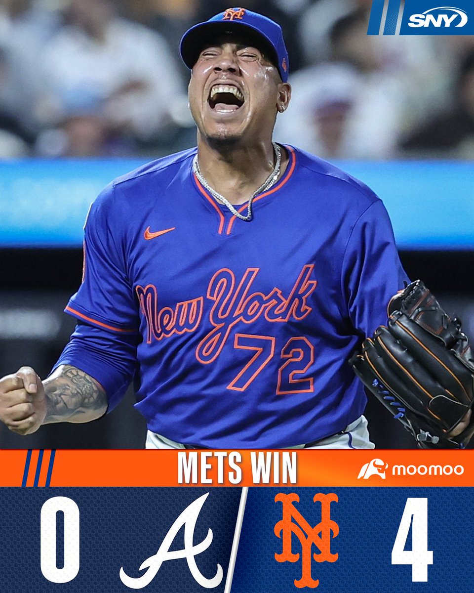 THE METS ARE BACK IN FIRST PLACE IN THE NL EAST!