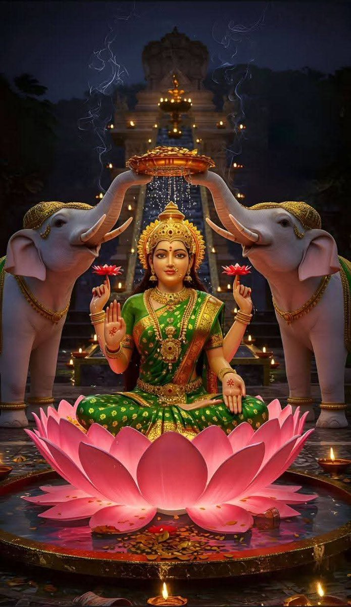🌷नमस्तेस्तु महामाये श्री पीठे सुरपूजिते ,
शंखचक्रगदाहस्ते महालक्षमि नमोस्तुते ‼

       ॐ मां महालक्ष्मी नमो नमः 🙏

🌿शुभ शुक्रवार की मंगलकामनाएँ, माँ लक्ष्मी की कृपा से आपके जीवन में धन, समृद्धि और सुख-शांति बनी रहे🙏

#ॐ_महालक्ष्मै_नमो_नमः 🚩🙏