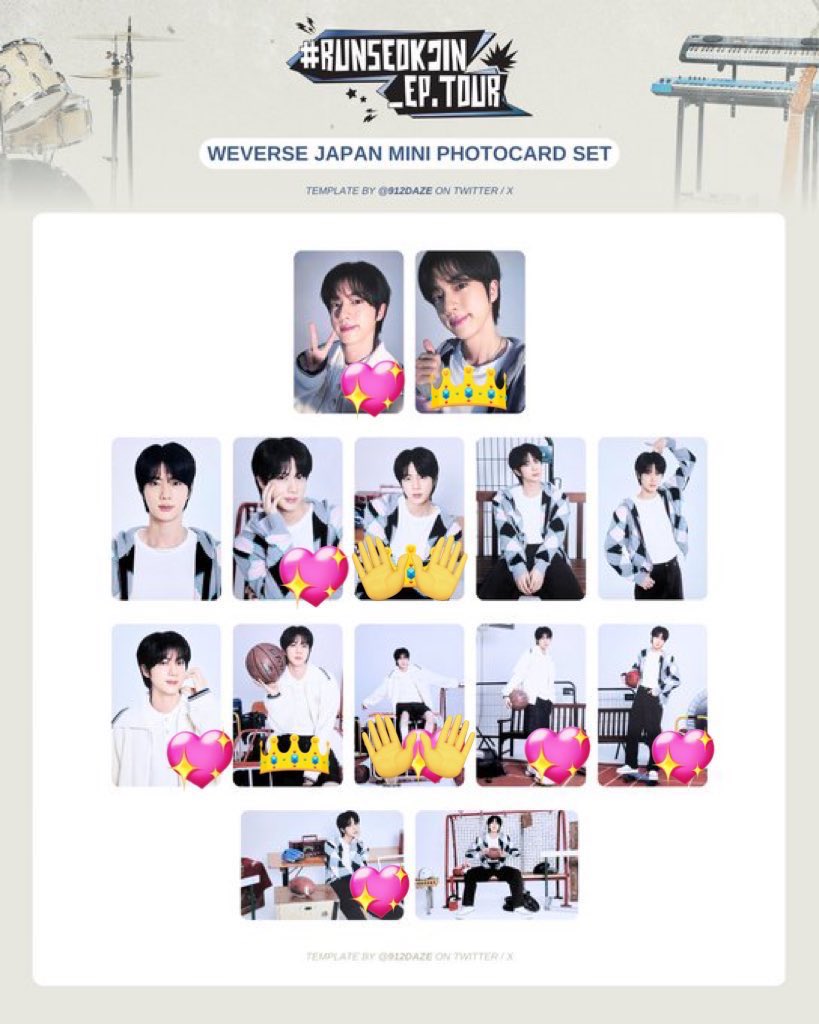 menma516p's tweet photo. BTS チェキ 交換 
RUNSEOKJIN_EP.TOUR JAPAN
インスタントフォトカ トレカ
JIN SEOKJIN ジン ソクジン

譲))💖のもの

求))👑のもの

幕張7/6　京セラ7/12.13手渡し
もしくは郵送希望です。
お気軽にお声がけください🍀.*

#BTS交換 https://t.co/oMheDQdY8c