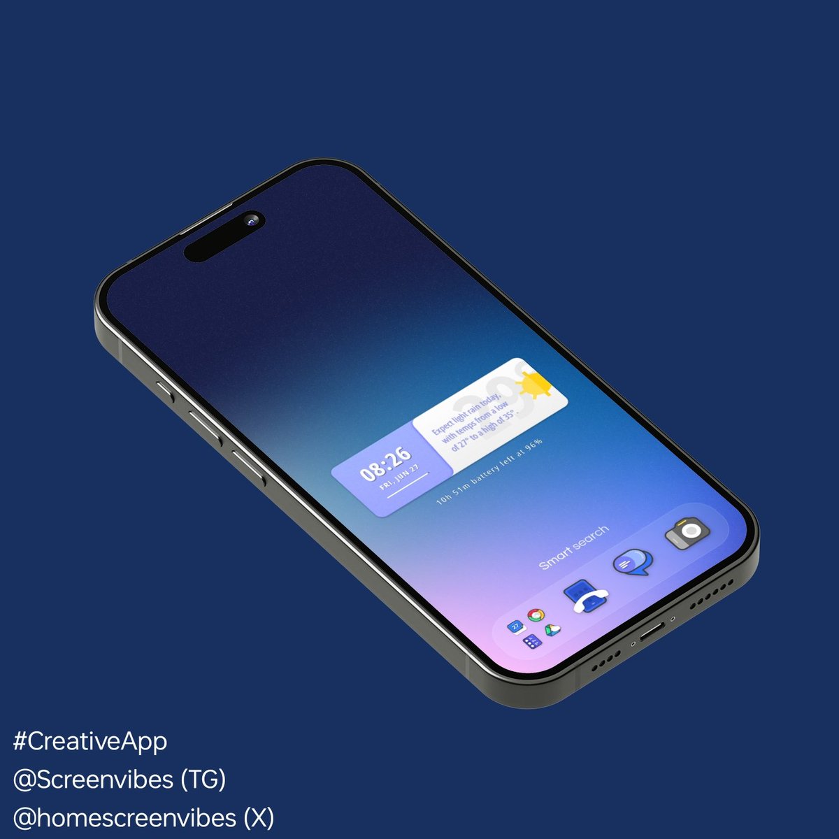 Screen Vibes (@homescreenvibes) on Twitter photo My lonely homescreen with #SmartLauncher.
Grainy Blur Wallpaper Pack <a href="/digisentials/">Digisentials</a>
Borderline Icon Pack <a href="/starkdesigns18/">Yash Manjrekar</a>
DK Overlay #259 <a href="/daddykool666/">Gary Boole</a>
Mockup #WalterTomiati via #CreativeApp <a href="/KubixStudio/">Kubix Studio</a>
#Android #Homescreen #Wallpaper #Widgets #Icons My lonely homescreen with #SmartLauncher.
Grainy Blur Wallpaper Pack <a href="/digisentials/">Digisentials</a>
Borderline Icon Pack <a href="/starkdesigns18/">Yash Manjrekar</a>
DK Overlay #259 <a href="/daddykool666/">Gary Boole</a>
Mockup #WalterTomiati via #CreativeApp <a href="/KubixStudio/">Kubix Studio</a>
#Android #Homescreen #Wallpaper #Widgets #Icons