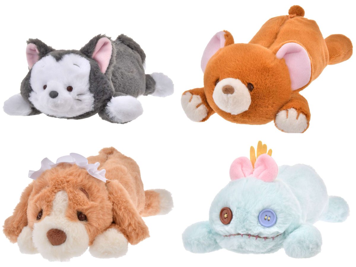 ディズニーストア】 7月1日より、ぺたんと伏せたポーズやつぶらな瞳が