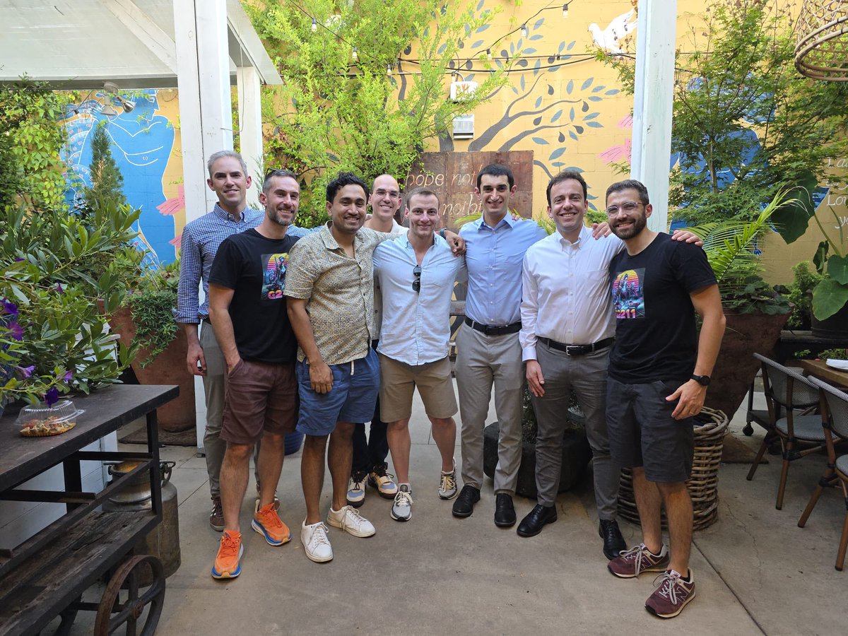 Celebrating our Associate Professor of Medicine <a href="/UNCCardiology/">UNC Division of Cardiology</a> with his past and present cardiology clinic fellows.