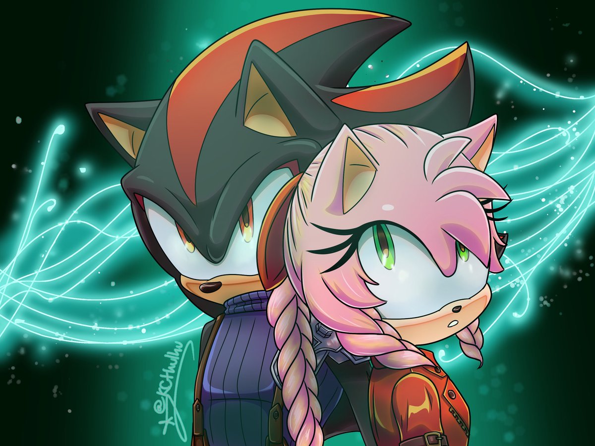 Day 7 #shadamyweek2025 AU (open end) iykyk #finalfantasy7 #shadamy #clerith