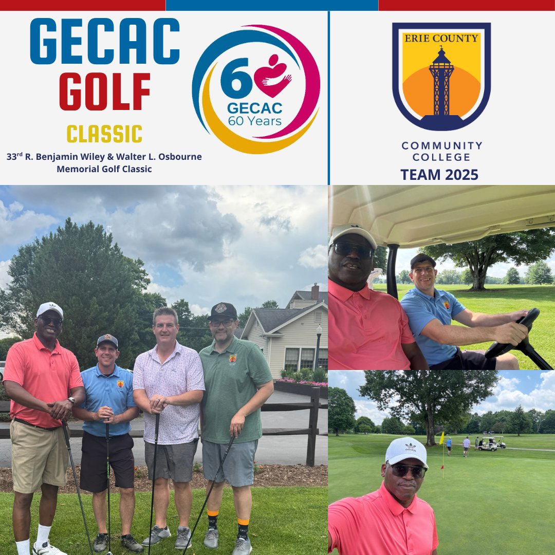 EC3 team bonding and supporting a truly worthy cause at the GECAC's 33rd Annual Golf Classic! ⛳️💙
We were proud to participate and stand with GECAC in their mission to eliminate poverty in Erie County through education and strong community partnerships.