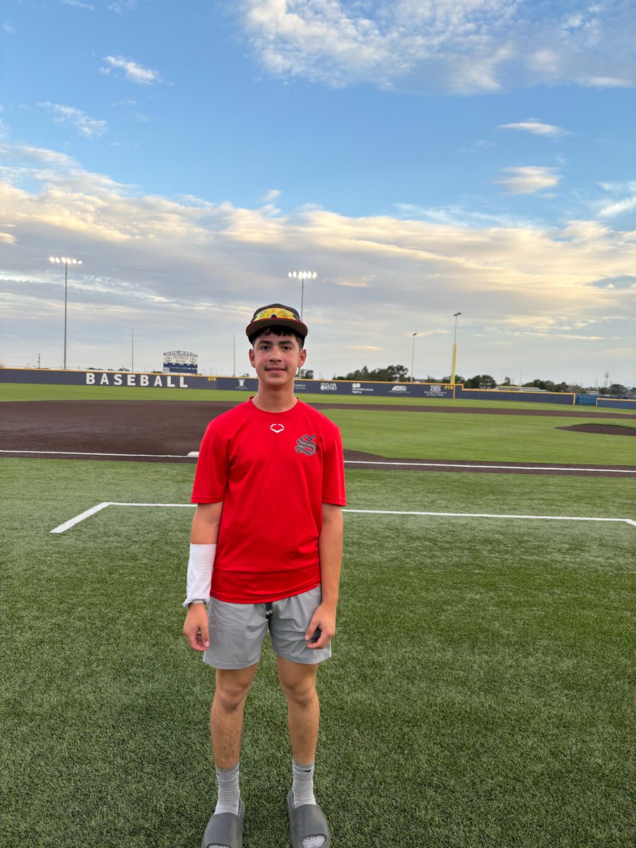 FiveToolTexas's tweet photo. F: @StixBaseballTX Mancha 10, El Paso Elite 2026 3
PoG: @naidenneva 2-3, 3R, BB, SB
Pitcher: @mitchell_moon18 5 IP, 5K, 0 ER https://t.co/ZPOyGgc7pK