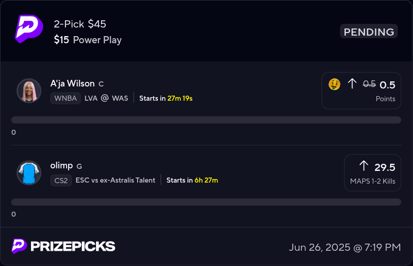 Discount pair #1⚡ 🚨 
- prizepicks.onelink.me/gCQS/shareEntr… like this post ,retweet, an follow once I get to 100 followers I'll do a giveaway #TrendingNow #PrizePicks  #cs2giveaway  @ic