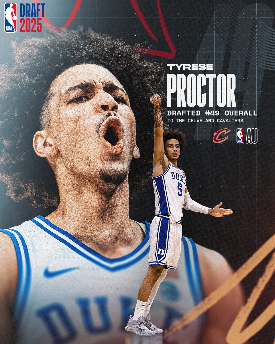 Tyrese Proctor goes to the Cavs!

Picked 49th overall! Congratulations!

#NBADraft