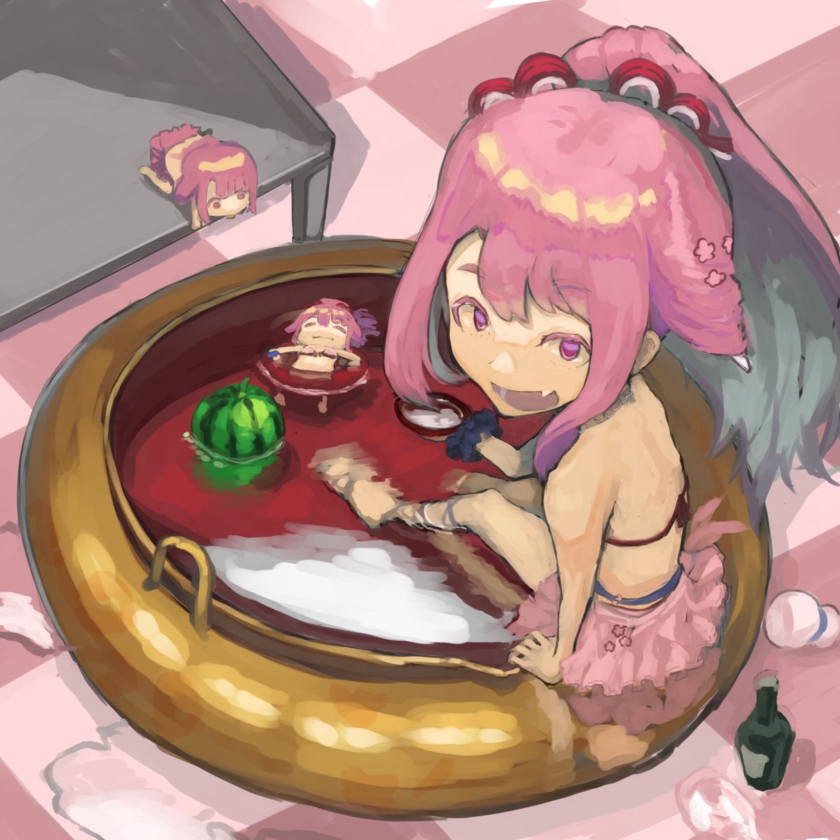 🍶#おはようVtuber 🍶
はざいーまぁー！(● ˃̶͈̀ロ˂̶͈́)੭ꠥ⁾⁾
関東は今日は久しぶりに良きテンキー！
暑い〜！　けど湿気あるより良いの！

今日からsteamサマーセール！
めっちゃ買う！買うの(● ˃̶͈̀ロ˂̶͈́)੭ꠥ⁾⁾みんなは何買うかの！！　明日のメン限でその話もするかのー！！
