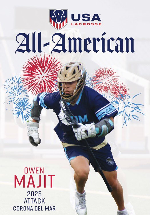 Congratulations to Garrett Ip and Owen Majit on being named 2025 USA Lacrosse All Americans. A well deserved honor for two big game athletes!