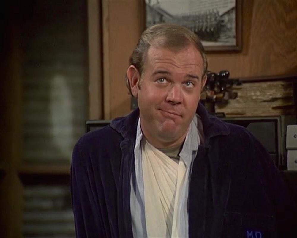 We’re sad to report the passing of actor Rick Hurst. Best known for his role as Cletus on The Dukes of Hazzard, Mr. Hurst made one guest appearance on M*A*S*H as Private Schaeffer in the season six episode, “Fade Out, Fade In.” He was 79.

#GoodbyeFarewellandAmen