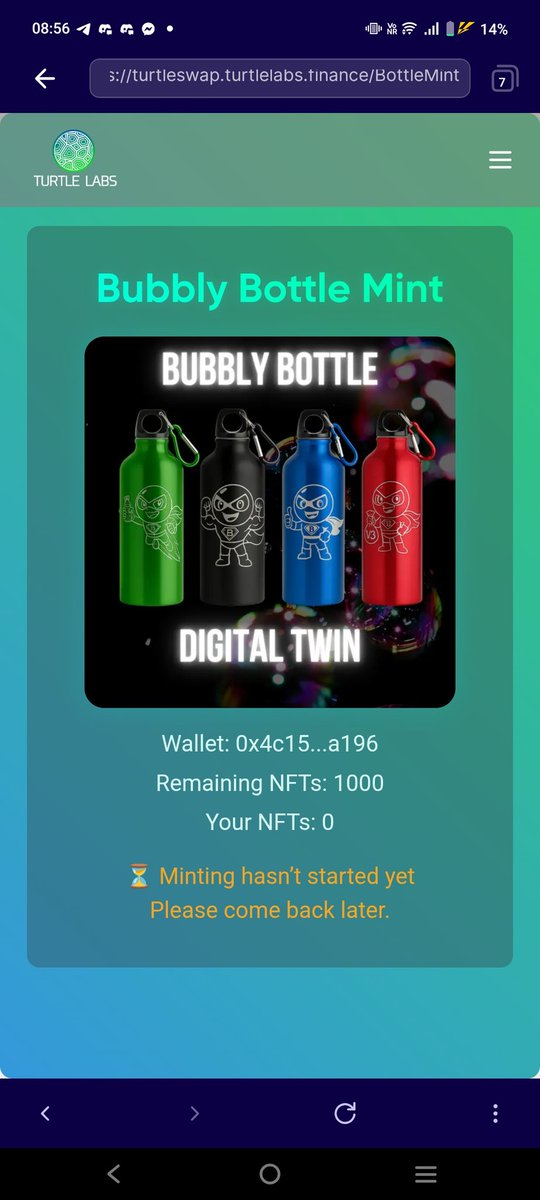 BeautyFree7's tweet photo. Are you ready ? 
#TurtleLabsV 
@TurtleLabsV 
Bubbly Bottle Mint 
https://t.co/Q7QXXr6qpr https://t.co/edDrS9whZM