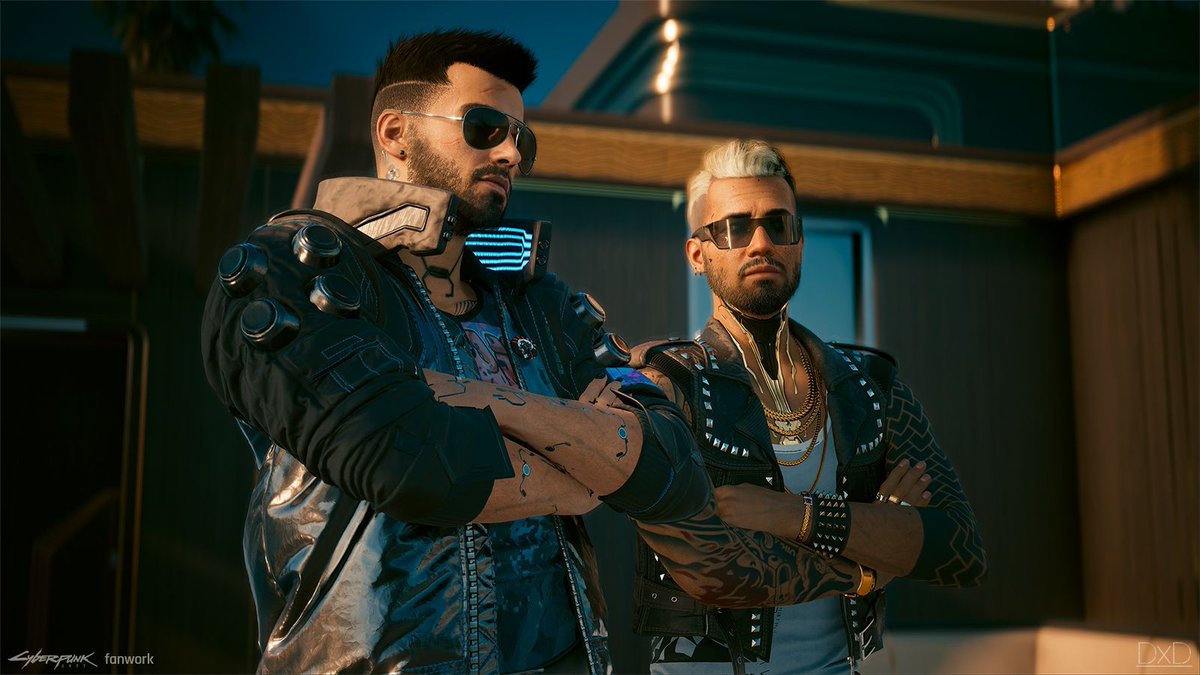 DexDevil23's tweet image. Have a nice weekend from my Vincent and Kerry.
@CyberpunkGame
#Cyberpunk2077 #KerryEurodyne #V